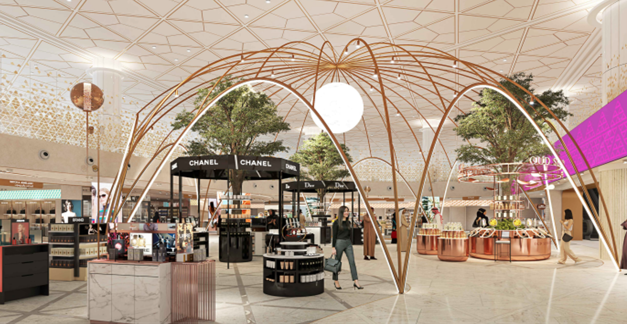 Riyadh International Airport interior view